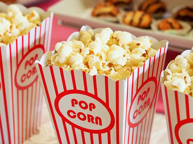 slaný popcorn