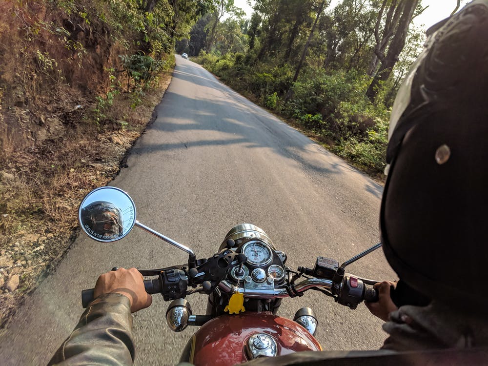 jízda na motorce 
